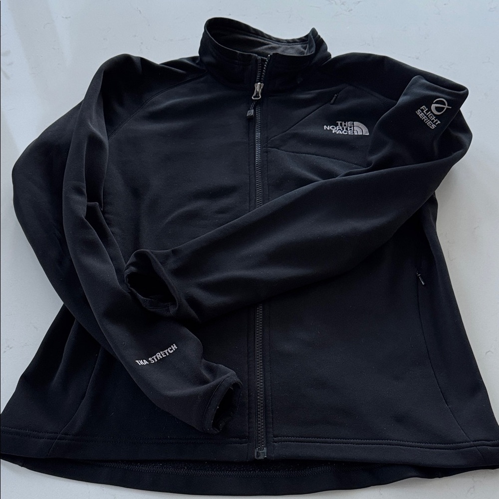 The North Face Black TKA Stretch Flight Series Zip Up Size:M